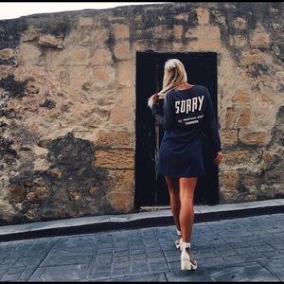 Zara “no princess here” blue striped dress - Picture 6 of 7